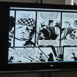 Denis montre ses "originaux" numériques.